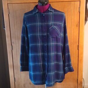 DIP Plaid Flannel  Hilo Shacket